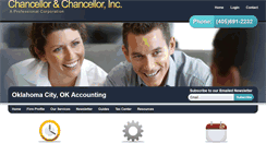 Desktop Screenshot of chancellorcpa.com