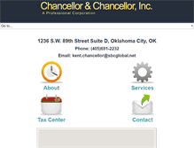 Tablet Screenshot of chancellorcpa.com